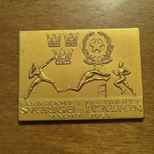 Placchetta gara internazionale - gara,