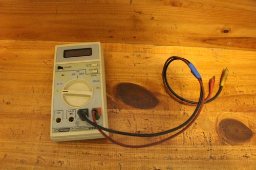 Multimetro digitale vintage - , bk