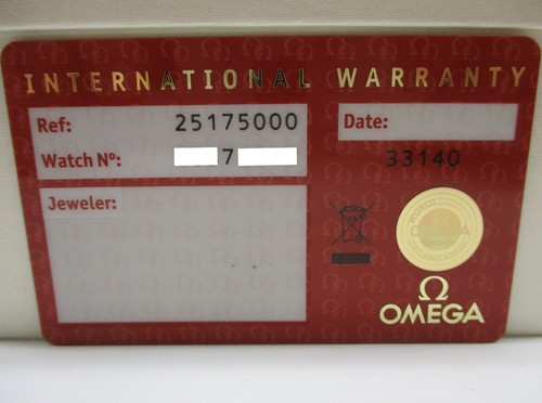 Omega seamaster ref - omega, 25175000