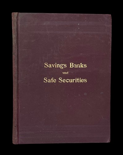 1898 savings banks safe - savings,