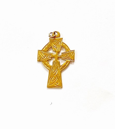 Croce celtica oro 375 - croce,