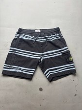 Pantaloncini corti Stone Island x Supreme AW20 nero-blu taglia large