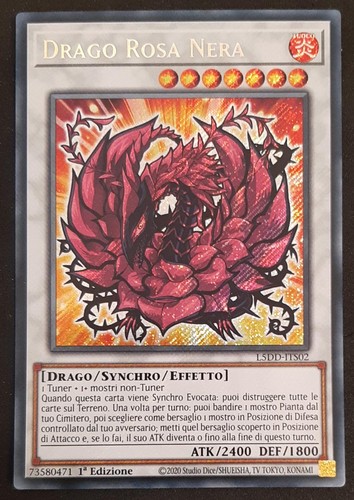 Drago rosa nera rara - rosa,