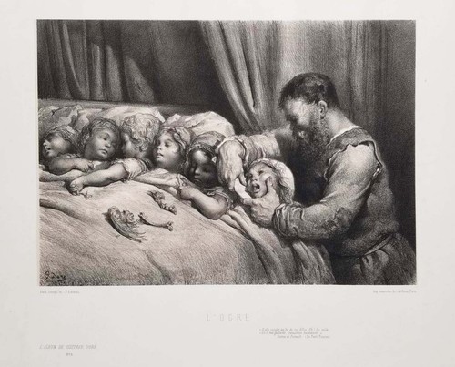 Gustave dore ogre 1862 - dore, l'ogre.