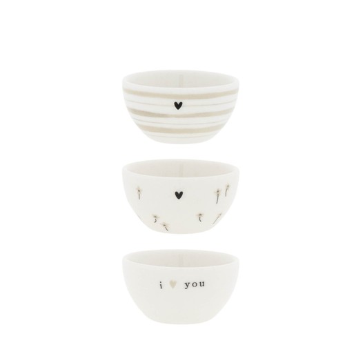 3er set ciotolina naturel - set,