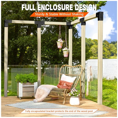 Kit staffe fai pergola - staffe,