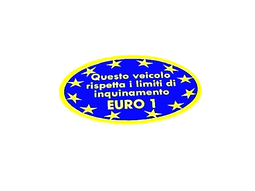 Adesivo limiti ambientali euro - adesivo,