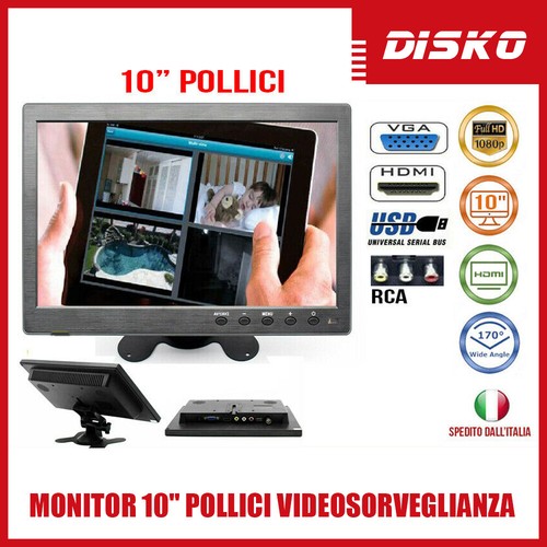 Monitor pollici schermo - 10",