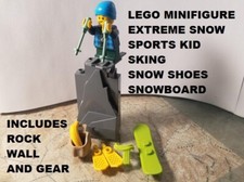 LEGO Banana Bambini Sport Invernali Sci Snowboard Scarpe da Neve Beanie GAMBE CORTE Sciarpa