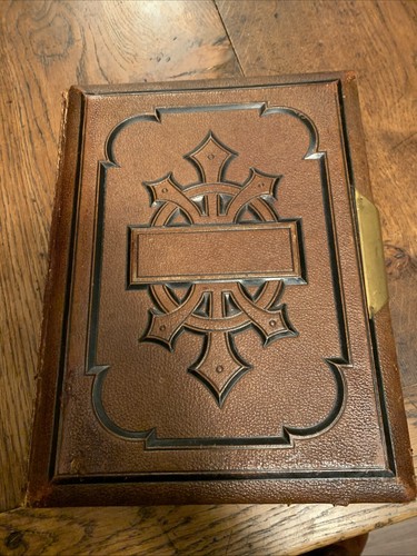 Antique photo album leather - antique, album,