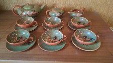 SERVIZIO DA TE' ANNI 1950 IN CERAMICA - PRODOTTO DA BARATTI PESARO - VINTAGE