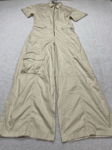 Tuta cargo zara donna avorio - cargo,