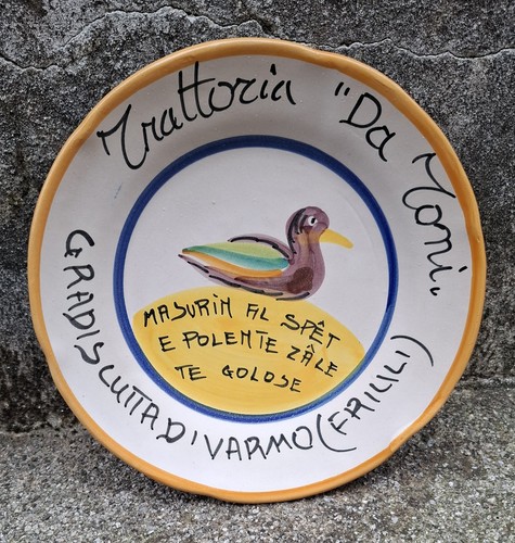 Piatto buon ricordo - ricordo, trattoria