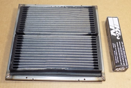 Aluminum open airbox lid frame - aluminum,