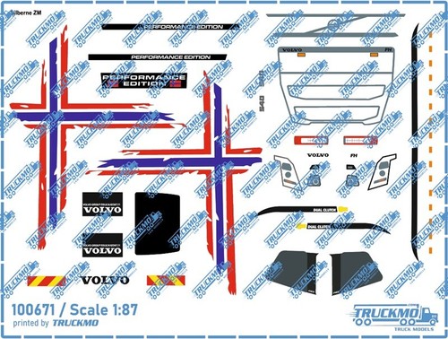 Truckmo decalcomanie volvo - decalcomanie,