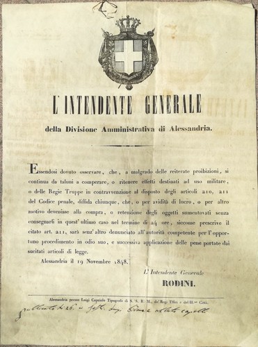 Traffici materiale esercito - traffici,