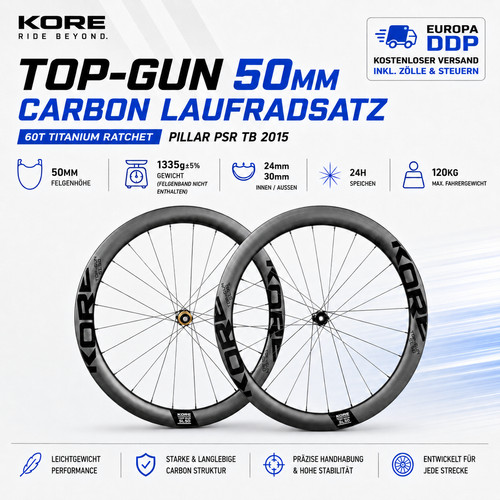 Ruote carbonio kore top - kore,
