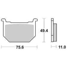 PASTIGLIE FRENO SBS 533HF per