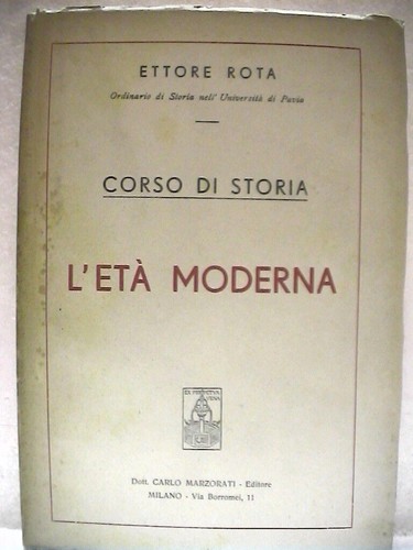 Eta moderna corso storia - corso, di