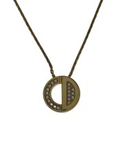 Collana Dior Christian CD Circle Logo Oro Top Donna