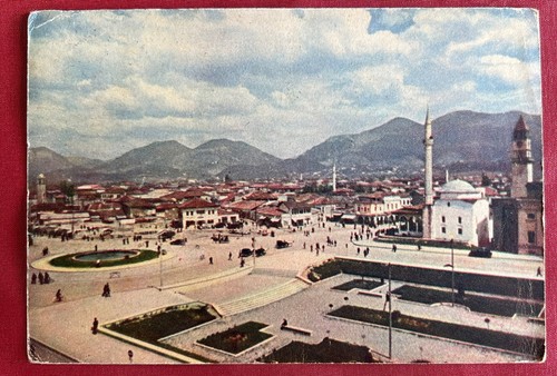 Cartolina postale tirana a - cartolina,