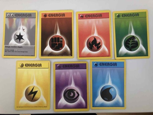 Carte pokemon energia set - carte,