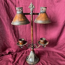 Portacandele/paralumi doppio