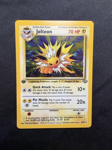Pokemon jungle jolteon 1999 - pokemon,