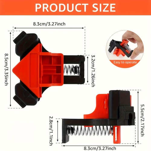 Pezzi morsetti angolari - 4,