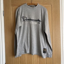 T-shirt manica lunga uomo DrunknMunky vintage 2004 edizione 20 anni streetwear grande