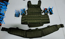 Vest tattico cinturone Defcon 5 Defcon5 D5 BAV13 OD verde oliva softair Esercito