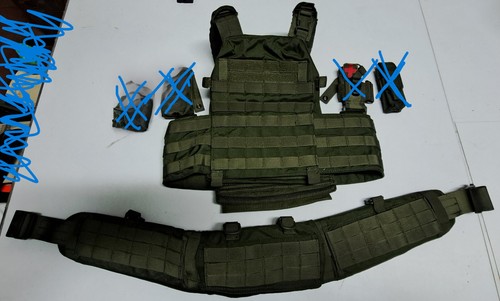 Vest tattico cinturone defcon - tattico,