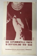 Das experimentelle photo in Deutschland 1918-1940, BAUHAUS, 1979, POSTER