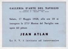 Cartolina/invito Mostra JEAN