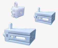 Supporto a levetta in plastica profilo staffa accessori ricambi tenda gancio