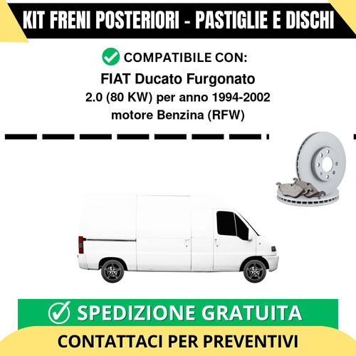 Kit freni posteriori - kit,