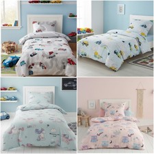 Set piumone bambini flanella 100% cotone spazzolato set lenzuola trapuntato ragazzi ragazze