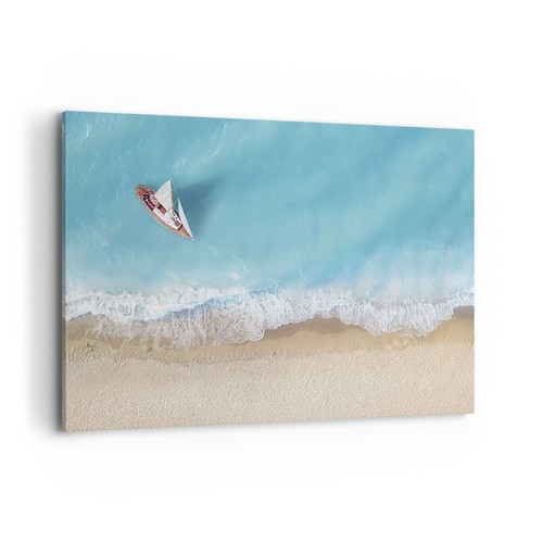 Quadro tela 120x80cm yacht - tela,