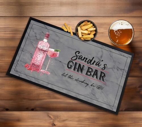 Personalised bar runner mat - ,