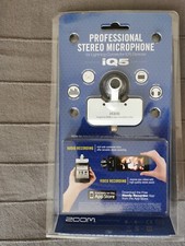 Zoom iQ5 -  MICROFONO STEREO PER IPHONE IPOD E IPAD BIANCO