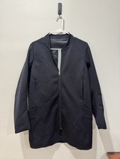 Giacca trench blazer nero in