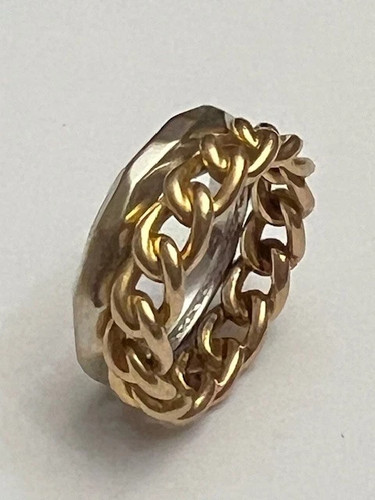 Anello pomellato cuban link - pomellato,