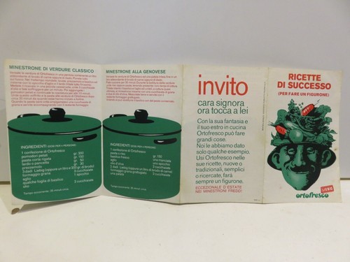 Depliant pubblicitario ricette - depliant,