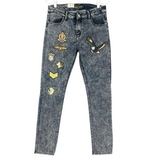Jeans donna Rebel Love patch