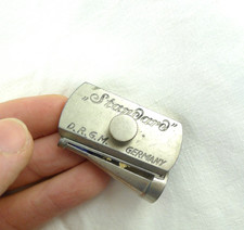 VECCHIO temperamatite vintage DRGM GERMANY STANDARD LAMETTE DA BARBA