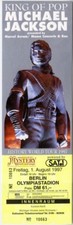 Michael jackson ticket - michael,