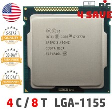 CPU Intel 3a generazione Core i7-3770 SR0PK 3,40 GHz (turbo 3,90 GHz) 4 core 8M LGA-1155