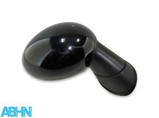 Mini Cooper One R56 R57 R55 R58 R59 06-14 Dx Elettrico Specchietto Nero Lucido