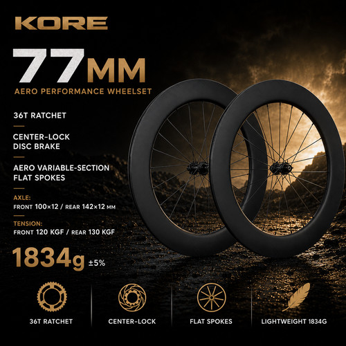 Kore 700c 77mm - 700c, carbon