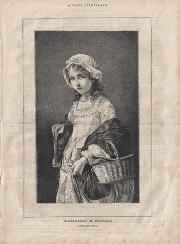 Stampa antica giovane - stampa,